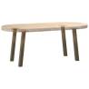 Coffee Table Legs 4 pcs Natural Steel 42 cm - Hipomarket UK