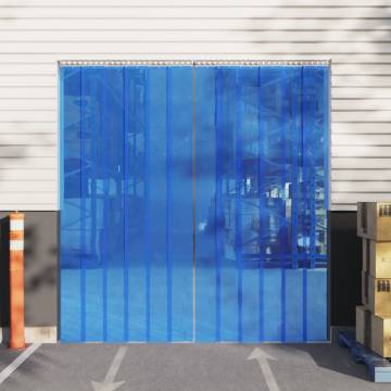 Door Curtain Blue 300mm x 2.6mm 25m PVC - Heat & Noise Barrier