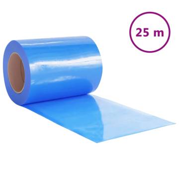 Door Curtain Blue 300mm x 2.6mm 25m PVC - Heat & Noise Barrier