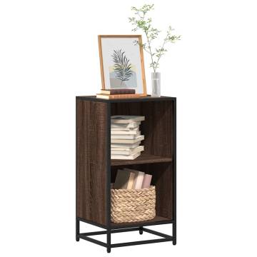 Book Cabinet Brown Oak 40x35x76 cm | Stylish Storage Solution