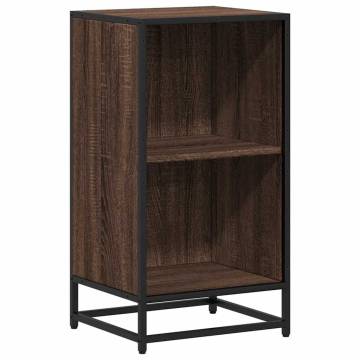 Book Cabinet Brown Oak 40x35x76 cm | Stylish Storage Solution