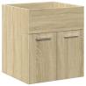 2 Piece Bathroom Furniture Set - Sonoma Oak Engineered Wood