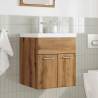 2 Piece Bathroom Furniture Set - Artisan Oak - Hipomarket UK