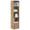  Bookcase Artisan Oak 31x24x127 cm Engineered Wood Colour artisan oak Quantity in Package 1 Height 127 cm 