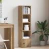 Bookcase Artisan Oak - Stylish Storage Solution | HipoMarket