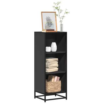 Book Cabinet Black 40x35x107.5 cm | Stylish Storage Solution