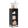  Book Cabinet Black 40x35x107.5 cm Engineered Wood Colour black Quantity in Package 1 Height 107.5 cm Width 40 cm 