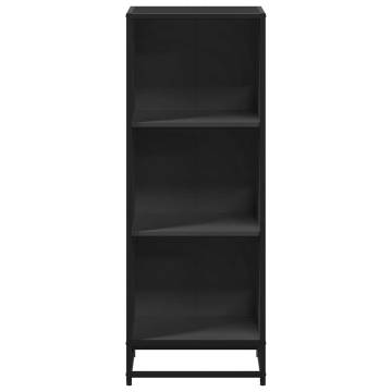 Book Cabinet Black 40x35x107.5 cm | Stylish Storage Solution