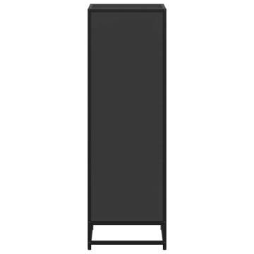 Book Cabinet Black 40x35x107.5 cm | Stylish Storage Solution