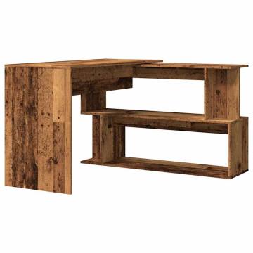 Corner Desk Old Wood - Stylish & Practical 200.5x50x76 cm