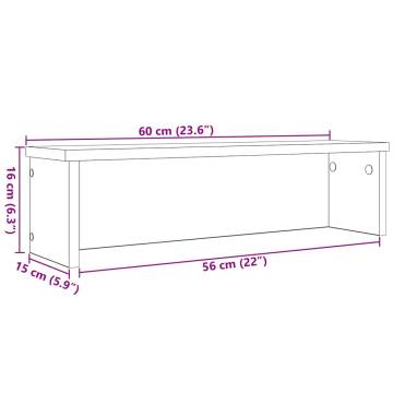 Stackable White Kitchen Rack - 60x15x16 cm | HipoMarket