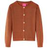 Kids' Cardigan Knitted Cognac 104 Colour cognac Size 104 (3-4y) 