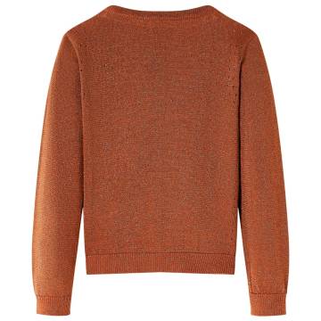 Kids' Cardigan Knitted Cognac - Stylish & Comfortable | HipoMarket