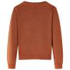 Kids' Cardigan Knitted Cognac - Stylish & Comfortable | HipoMarket