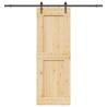  Sliding Door with Hardware Set 80x210 cm Solid Wood Pine Size 80 x 210 cm (213.5 cm) Quantity in Package 1 Model square 