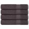  Towels 4 pcs Anthracite 100x200 cm 360 gsm 100% Cotton Colour anthracite Size 100 x 200 cm Quantity in Package 4 