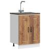  Sink Base Cabinet Kalmar Old Wood 60x46x81.5 cm Engineered Wood Colour old wood Quantity in Package 1 Model sink base cabinet 60 cm Number of 