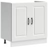 Kalmar White Sink Base Cabinet - 80x46x81.5cm | HipoMarket