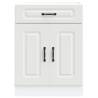 Kalmar White Engineered Wood Kitchen Base Cabinet | HipoMarket