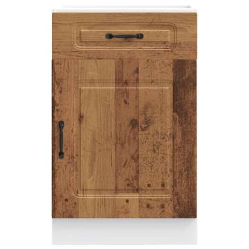 Kalmar Old Wood Kitchen Base Cabinet - Stylish & Durable