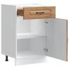 Kalmar Old Wood Kitchen Base Cabinet - Stylish & Durable