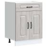 Kalmar Grey Sonoma Kitchen Base Cabinet | Hipomarket UK