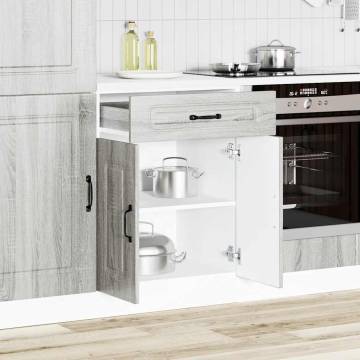 Kalmar Grey Sonoma Kitchen Base Cabinet | Hipomarket UK