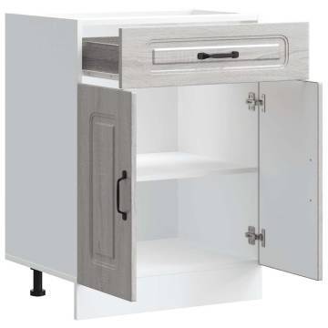 Kalmar Grey Sonoma Kitchen Base Cabinet | Hipomarket UK