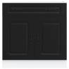 Kalmar Black Kitchen Base Cabinet - Engineered Wood Storage