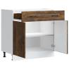 Kalmar Smoked Oak Kitchen Base Cabinet | Durable Storage Solution