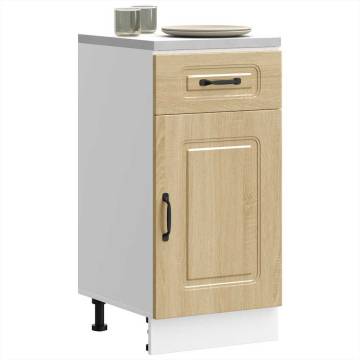 Kalmar Sonoma Oak Kitchen Base Cabinet | Storage & Durability