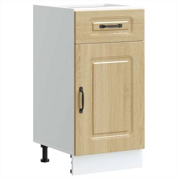 Kalmar Sonoma Oak Kitchen Base Cabinet | Storage & Durability