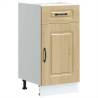 Kalmar Sonoma Oak Kitchen Base Cabinet | Storage & Durability