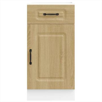 Kalmar Sonoma Oak Kitchen Base Cabinet | Storage & Durability