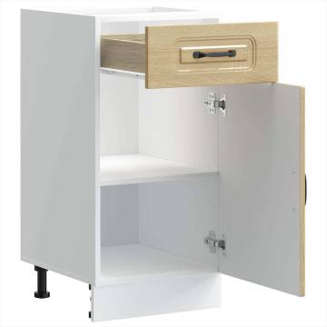 Kalmar Sonoma Oak Kitchen Base Cabinet | Storage & Durability