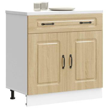 Kitchen Base Cabinet Kalmar - Sonoma Oak Engineered Wood