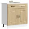  Kitchen Base Cabinet Kalmar Sonoma Oak Engineered Wood Colour sonoma oak Quantity in Package 1 Model kitchen base cabinet 80 cm Number of 