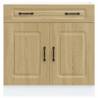 Kitchen Base Cabinet Kalmar - Sonoma Oak Engineered Wood