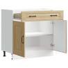 Kitchen Base Cabinet Kalmar - Sonoma Oak Engineered Wood