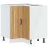 Kalmar Artisan Oak Kitchen Corner Base Cabinet - Durable & Stylish