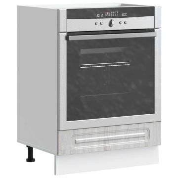 Oven Cabinet Kalmar Grey Sonoma - Durable & Stylish Storage