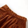 Kids' Corduroy Skirt with Pockets - Cognac | Hipo Market