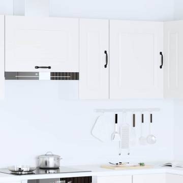 Kitchen Wall Cabinet Kalmar White | Engineered Wood Storage