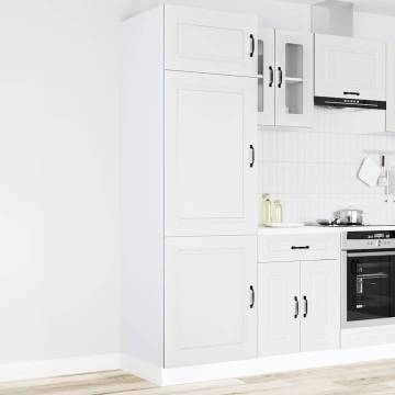 Kalmar White Kitchen Cupboard - Stylish Storage Solution