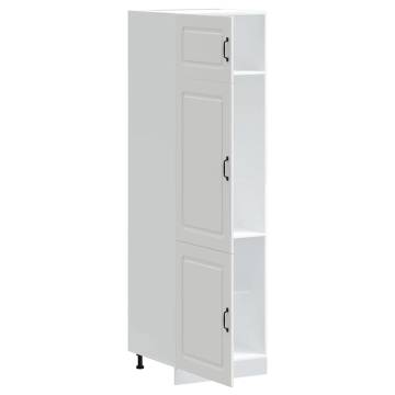 Kalmar White Kitchen Cupboard - Stylish Storage Solution