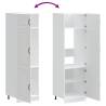 Kalmar White Kitchen Cupboard - Stylish Storage Solution