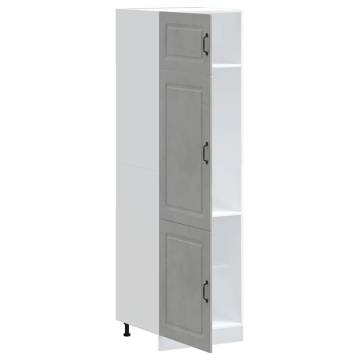 Kalmar Kitchen Cupboard - Concrete Grey Engineered Wood