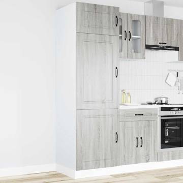 Kalmar Grey Kitchen Cupboard - Durable & Spacious Storage