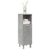  Bathroom Cabinet Concrete Grey 30x30x95 cm Engineered Wood Colour concrete grey Number of 1 Number of Pieces 