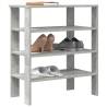  Shoe Rack Concrete Grey 61x32x70 cm Engineered Wood Colour concrete grey Quantity in Package 1 Height 70 cm Number of 